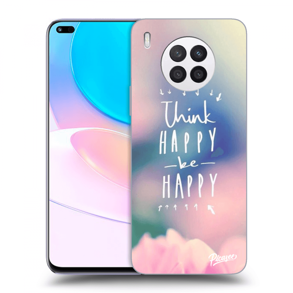 Picasee Huawei Nova 8i Hülle - Transparentes Silikon - Think happy be happy