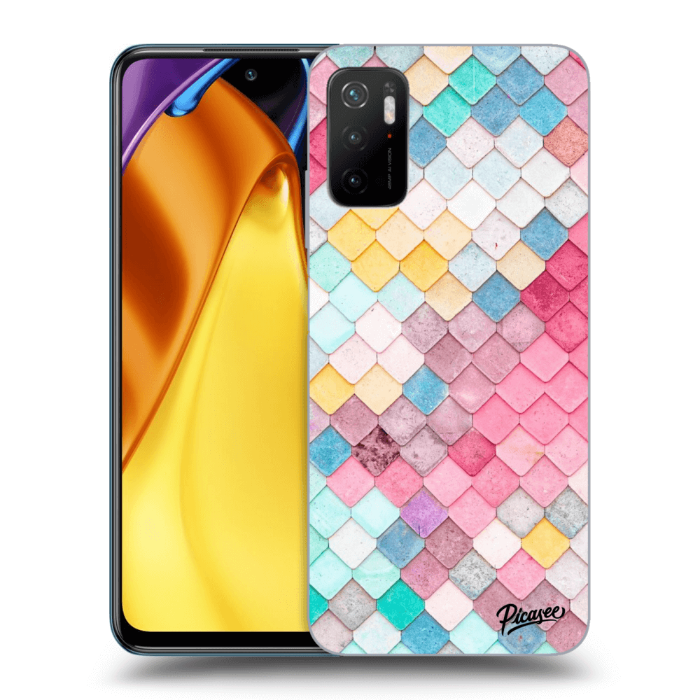 Picasee Xiaomi Poco M3 Pro 5G Hülle - Transparentes Silikon - Colorful roof