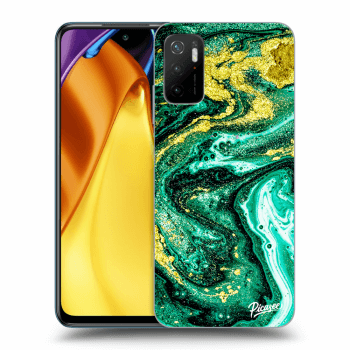 Hülle für Xiaomi Poco M3 Pro 5G - Green Gold