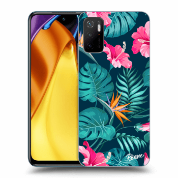 Hülle für Xiaomi Poco M3 Pro 5G - Pink Monstera