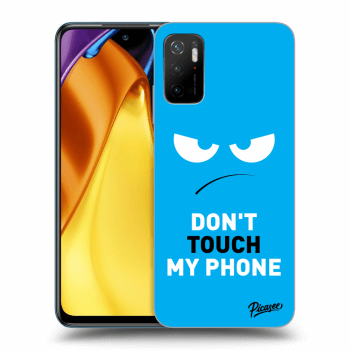Picasee Xiaomi Poco M3 Pro 5G Hülle - Transparentes Silikon - Angry Eyes - Blue