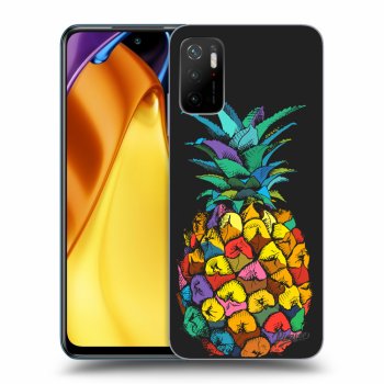Picasee Xiaomi Poco M3 Pro 5G Hülle - Schwarzes Silikon - Pineapple
