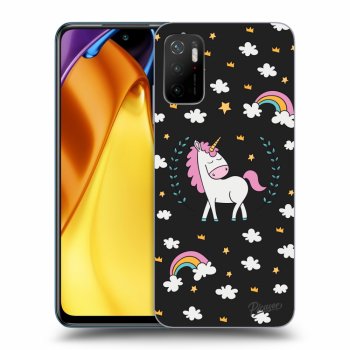 Picasee Xiaomi Poco M3 Pro 5G Hülle - Schwarzes Silikon - Unicorn star heaven