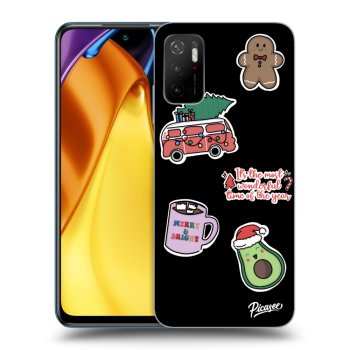 Hülle für Xiaomi Poco M3 Pro 5G - Christmas Stickers