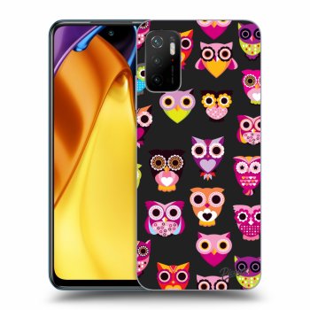 Picasee Xiaomi Poco M3 Pro 5G Hülle - Schwarzes Silikon - Owls