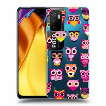 Picasee Xiaomi Poco M3 Pro 5G Hülle - Transparentes Silikon - Owls