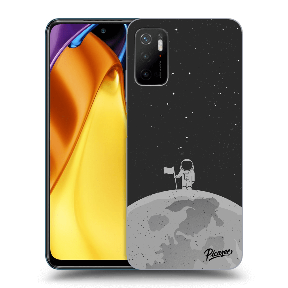 Picasee Xiaomi Poco M3 Pro 5G Hülle - Schwarzes Silikon - Astronaut