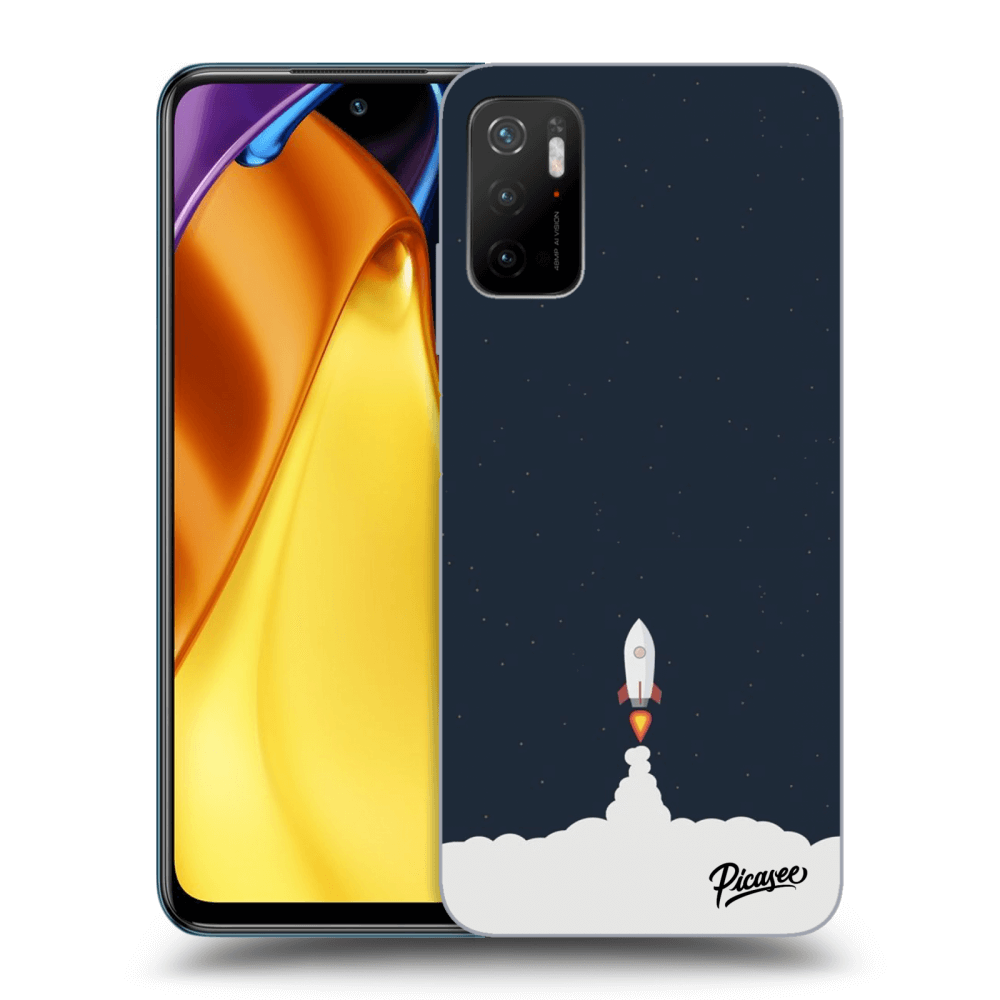 Picasee Xiaomi Poco M3 Pro 5G Hülle - Schwarzes Silikon - Astronaut 2