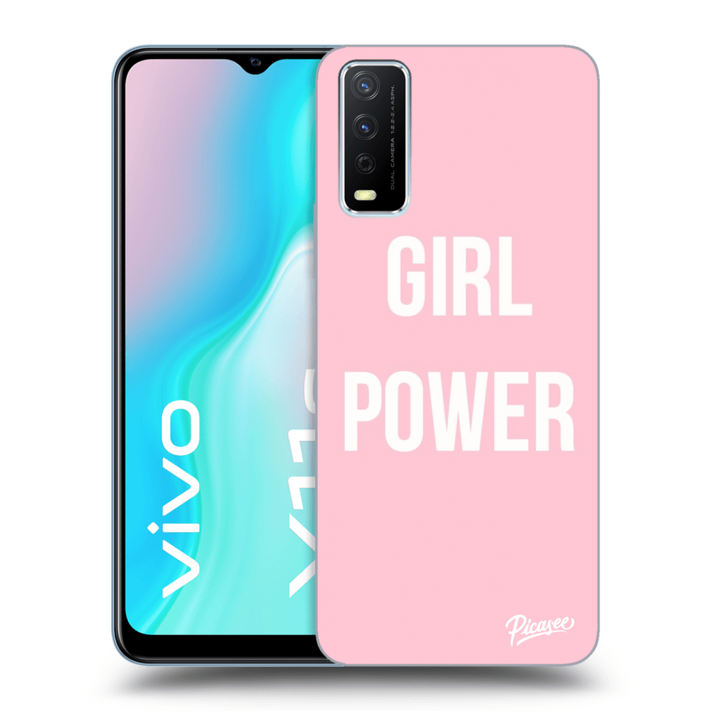 Picasee Vivo Y11s Hülle - Transparentes Silikon - Girl power