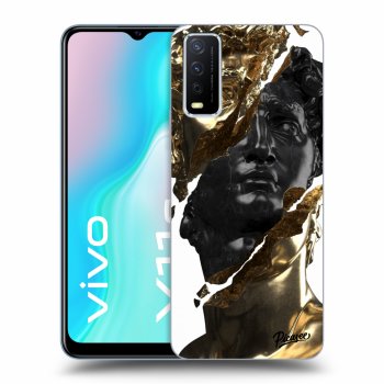 Hülle für Vivo Y11s - Gold - Black