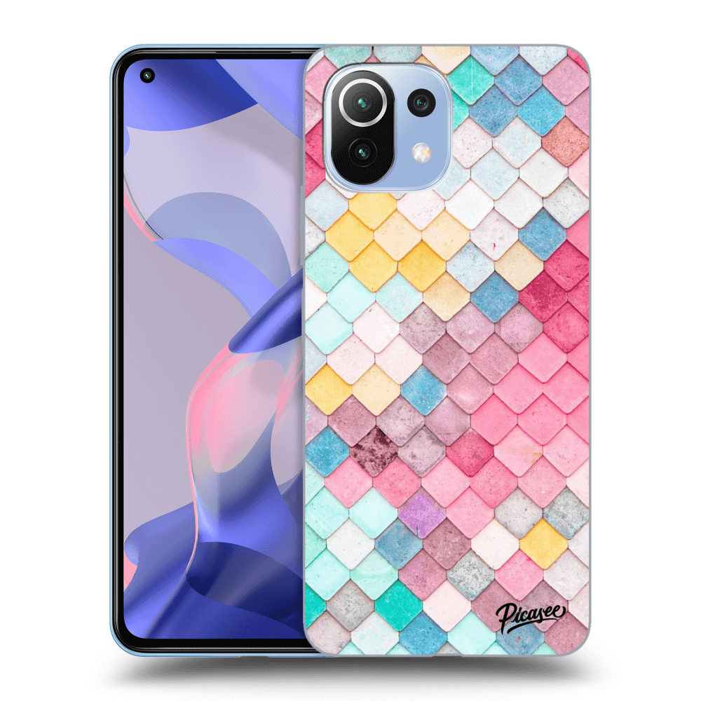 Picasee Xiaomi 11 Lite 5G NE Hülle - Transparentes Silikon - Colorful roof
