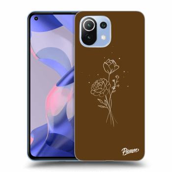 Picasee ULTIMATE CASE für Xiaomi 11 Lite 5G NE - Brown flowers