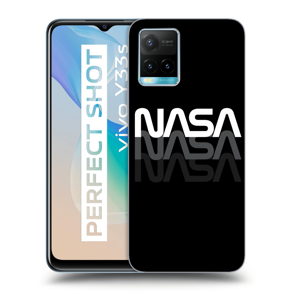 Picasee Vivo Y33s Hülle - Transparentes Silikon - NASA Triple