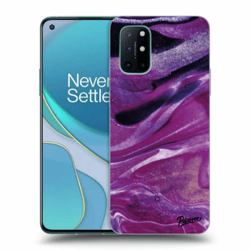 Hülle für OnePlus 8T - Purple glitter