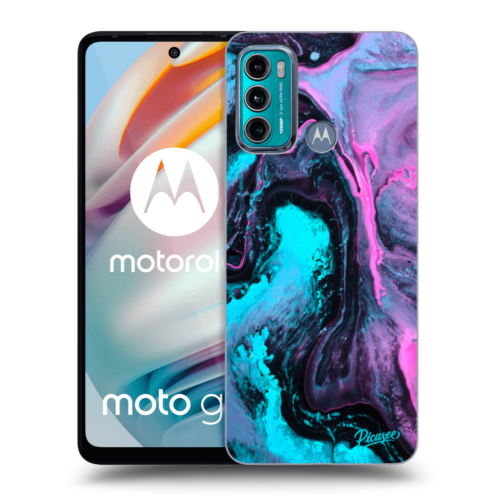 Picasee Motorola Moto G60 Hülle - Schwarzes Silikon - Lean 2