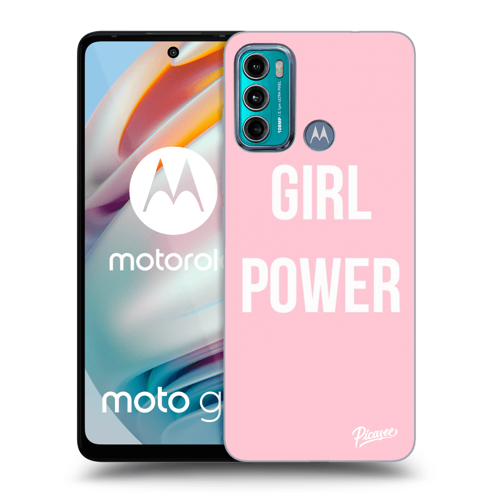 Picasee Motorola Moto G60 Hülle - Schwarzes Silikon - Girl power