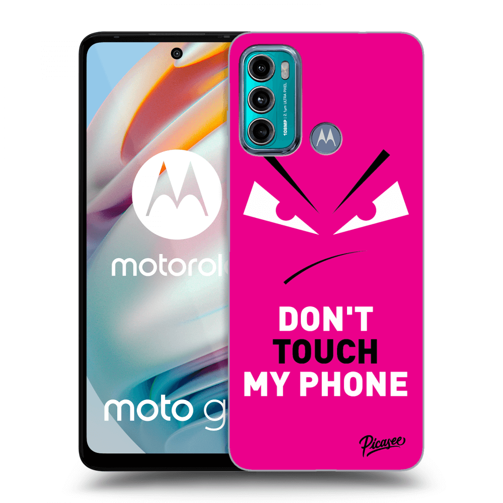 Picasee ULTIMATE CASE für Motorola Moto G60 - Evil Eye - Pink