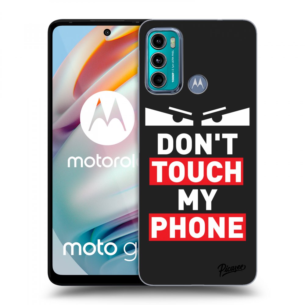 Picasee Motorola Moto G60 Hülle - Schwarzes Silikon - Shadow Eye - Transparent