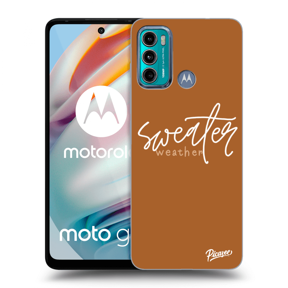 Picasee Motorola Moto G60 Hülle - Transparentes Silikon - Sweater weather