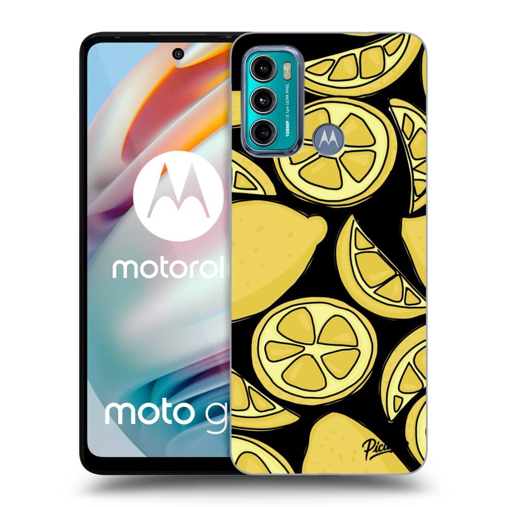 Picasee Motorola Moto G60 Hülle - Schwarzes Silikon - Lemon