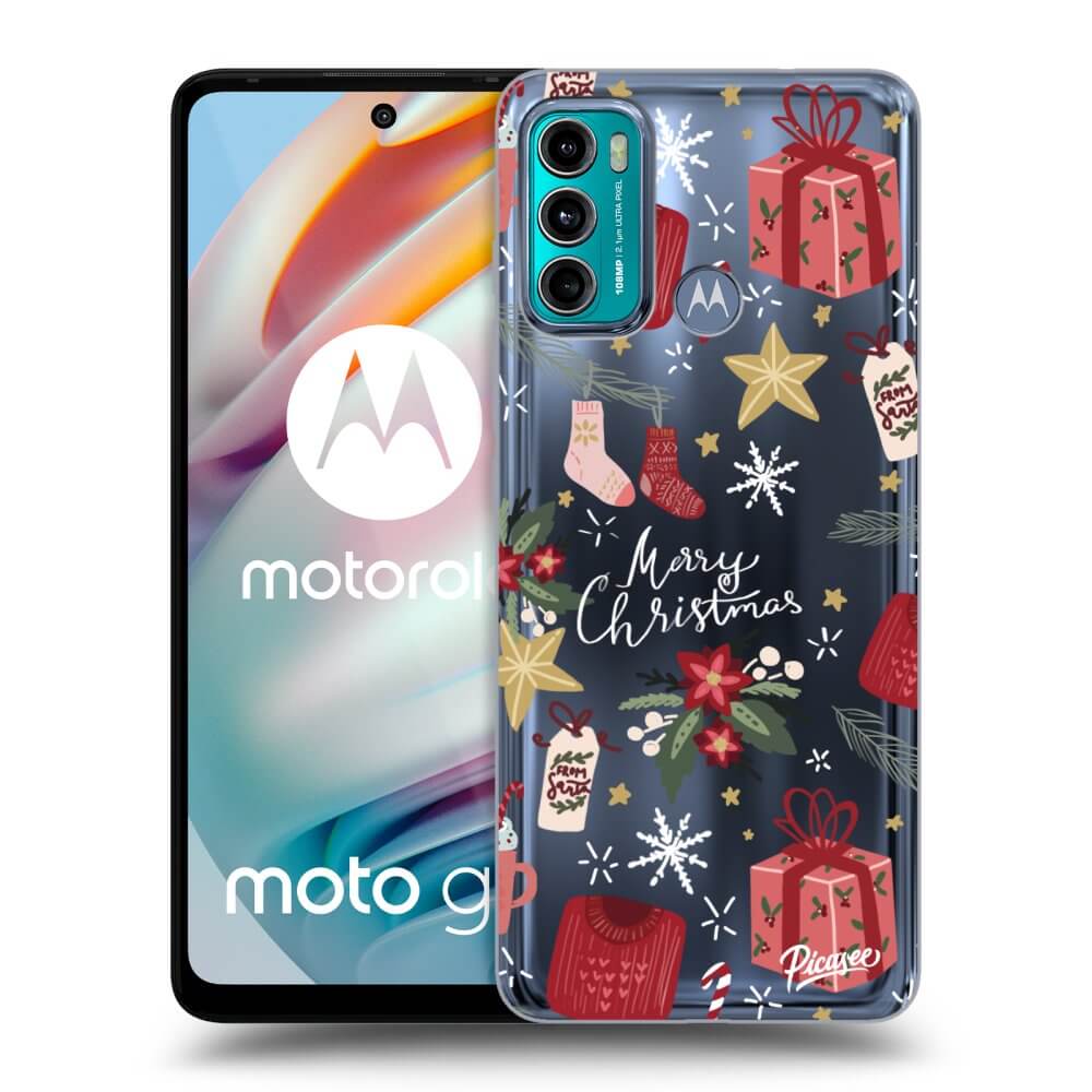 Picasee Motorola Moto G60 Hülle - Transparentes Silikon - Christmas