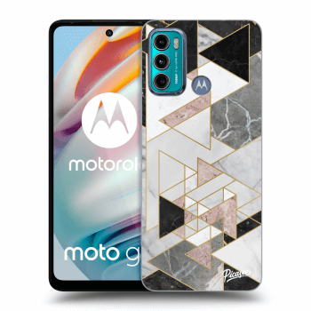 Picasee Motorola Moto G60 Hülle - Schwarzes Silikon - Light geometry