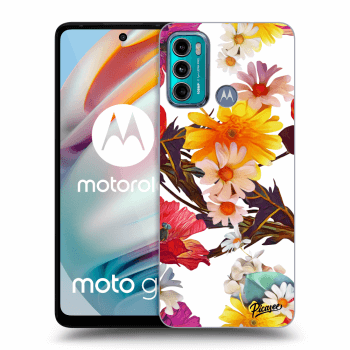 Picasee Motorola Moto G60 Hülle - Transparentes Silikon - Meadow