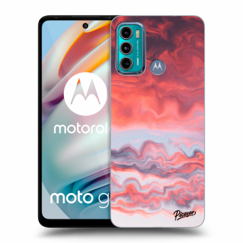 Picasee Motorola Moto G60 Hülle - Schwarzes Silikon - Sunset