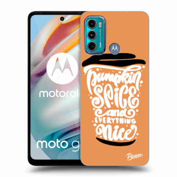 Hülle für Motorola Moto G60 - Pumpkin coffee
