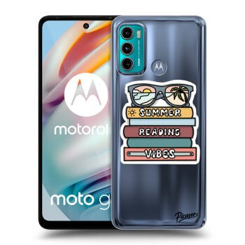 Picasee Motorola Moto G60 Hülle - Transparentes Silikon - Summer reading vibes