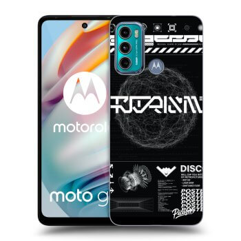 Picasee Motorola Moto G60 Hülle - Transparentes Silikon - BLACK DISCO