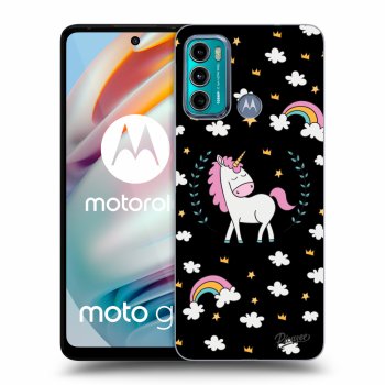 Hülle für Motorola Moto G60 - Unicorn star heaven