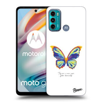 Picasee Motorola Moto G60 Hülle - Transparentes Silikon - Diamanty White
