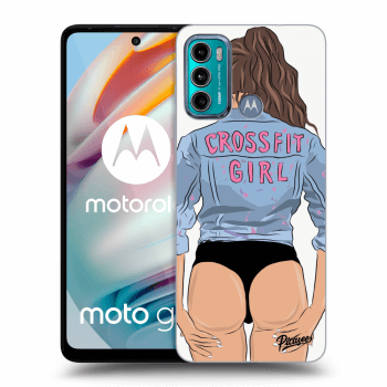 Hülle für Motorola Moto G60 - Crossfit girl - nickynellow
