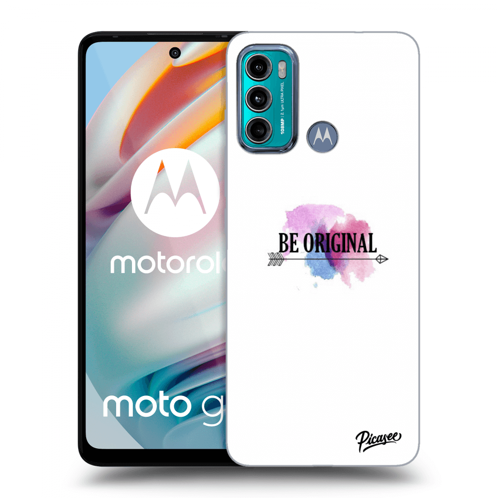 Picasee Motorola Moto G60 Hülle - Schwarzes Silikon - Be original