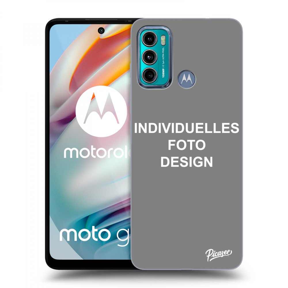 Picasee Motorola Moto G60 Hülle - Transparentes Silikon - Individuelles Fotodesign