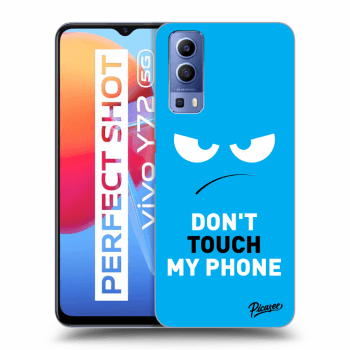 Hülle für Vivo Y72 5G - Angry Eyes - Blue