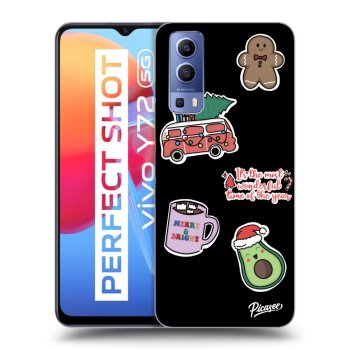 Hülle für Vivo Y72 5G - Christmas Stickers