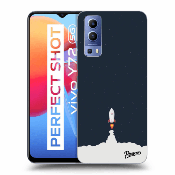 Picasee Vivo Y72 5G Hülle - Schwarzes Silikon - Astronaut 2