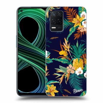 Picasee Realme 8 5G Hülle - Transparentes Silikon - Pineapple Color