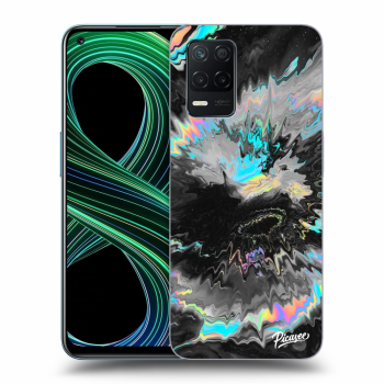 Picasee Realme 8 5G Hülle - Schwarzes Silikon - Magnetic