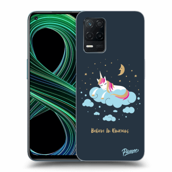 Picasee Realme 8 5G Hülle - Transparentes Silikon - Believe In Unicorns