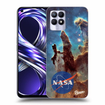 Picasee Realme 8i Hülle - Schwarzes Silikon - Eagle Nebula