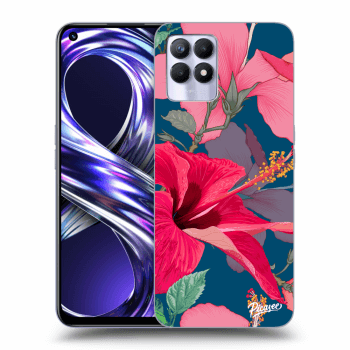 Hülle für Realme 8i - Hibiscus