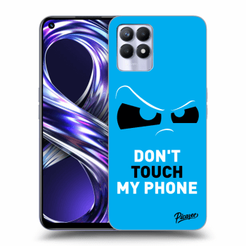 Hülle für Realme 8i - Cloudy Eye - Blue