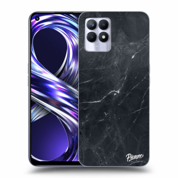 Hülle für Realme 8i - Black marble