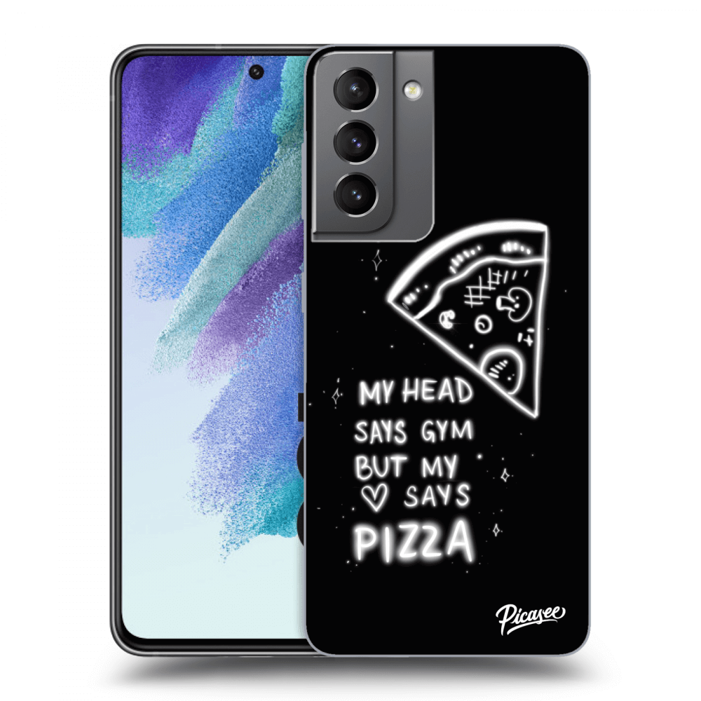 Picasee Samsung Galaxy S21 FE 5G Hülle - Transparentes Silikon - Pizza