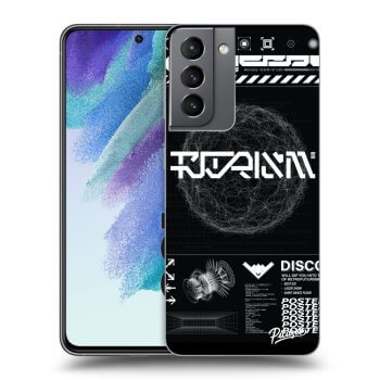 Picasee Samsung Galaxy S21 FE 5G Hülle - Transparentes Silikon - BLACK DISCO