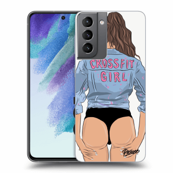Picasee ULTIMATE CASE PowerShare für Samsung Galaxy S21 FE 5G - Crossfit girl - nickynellow