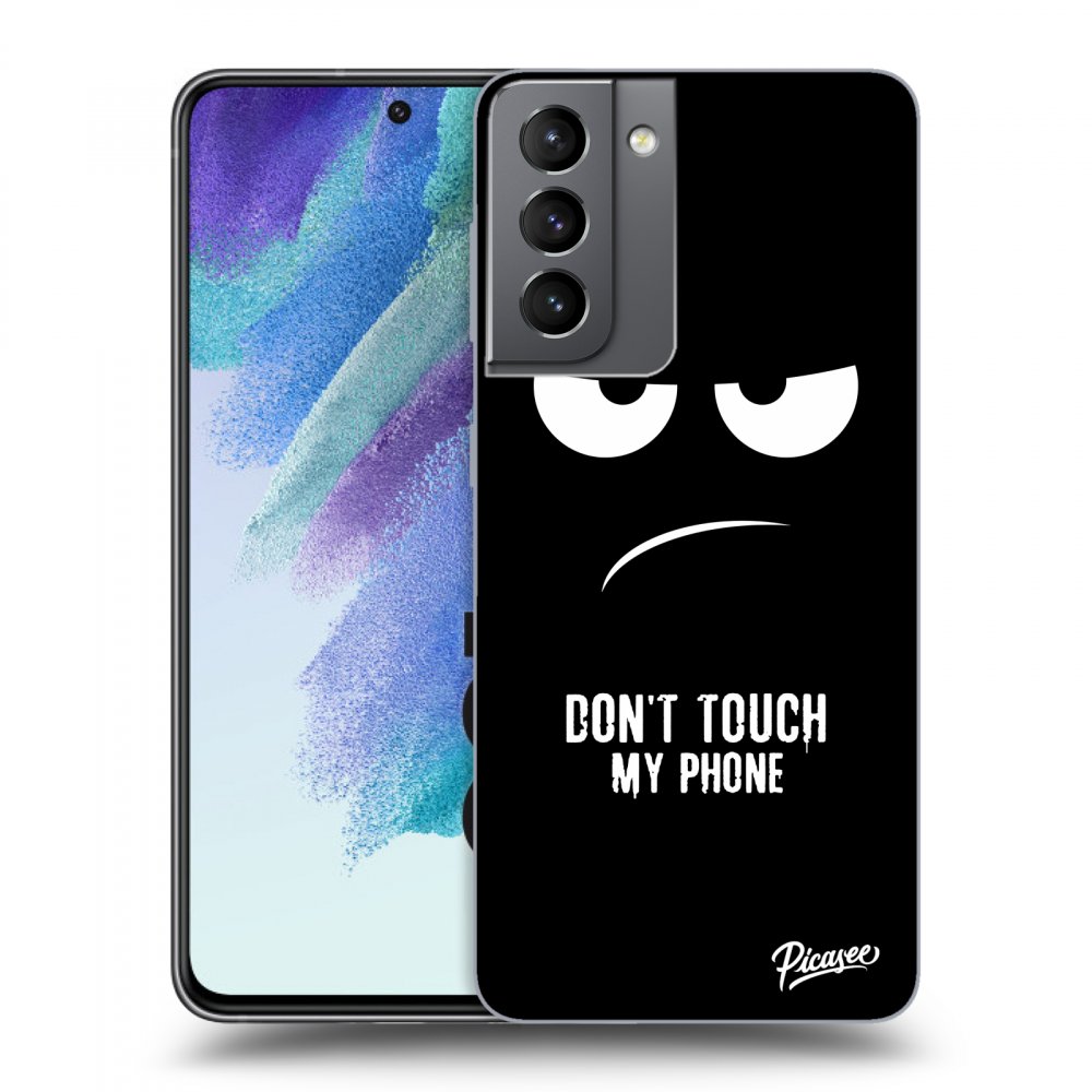 Picasee ULTIMATE CASE PowerShare für Samsung Galaxy S21 FE 5G - Don't Touch My Phone